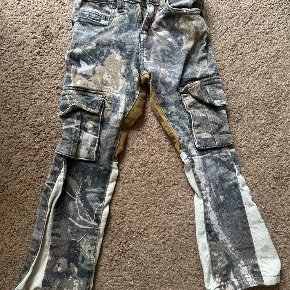 Boys Camouflage Cargo Jeans